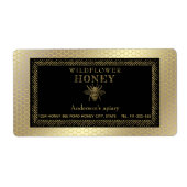  rustige honingpot etiket (Voorkant)