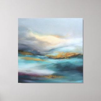 Rustige horizon in beweging canvas afdruk
