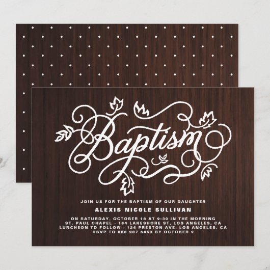 Rustige houten achtergrondse olieramp kaart (Voorkant / Achterkant)