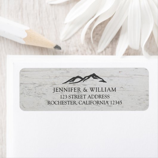 Rustige houten bruid en bruinkoolbruin etiket (Insitu)