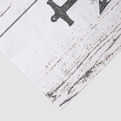 Rustige houten Kuststrand Anchor Floral Tissuepapier (Detail)