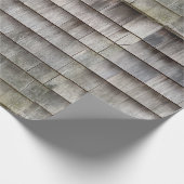 Rustige houten plank cadeaupapier (Hoek)