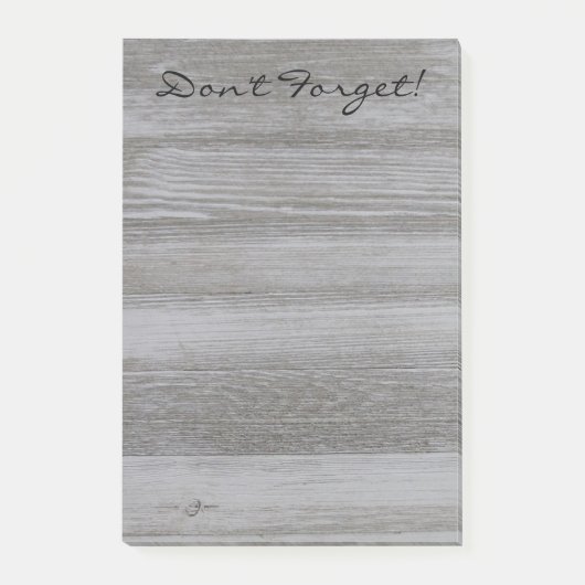 Rustige houten Post Post-it® Notes (Voorkant)