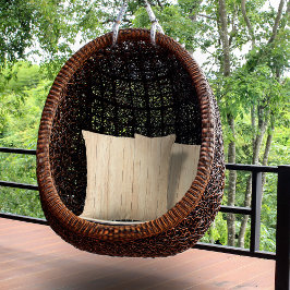 Rustige houten toon Natuurlijke loods Buitenkussen