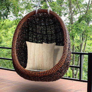 Rustige houten toon Natuurlijke loods Buitenkussen