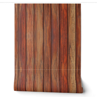 Rustige houten wandbekleding 33 behang