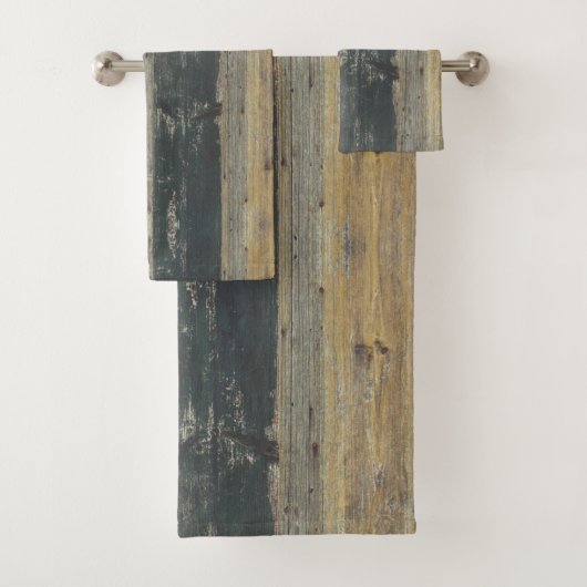 Rustige houthandtlading bad handdoek (Insitu)