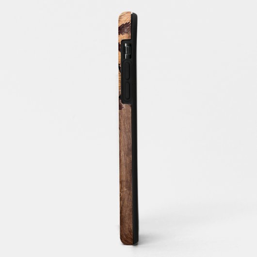 Rustige houtkorrels, landstaal, rozen Case-Mate iPhone case (Achterkant/links)