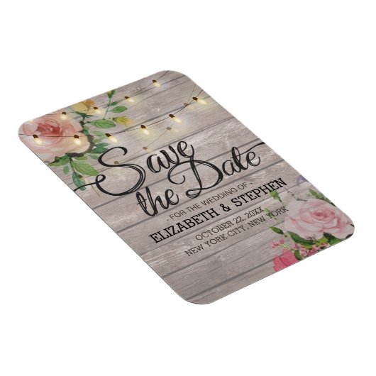 Rustige houtskoraallijnlampjes Weddenschap Opslagd Magneet (Rechterzijde)