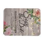 Rustige houtskoraallijnlampjes Weddenschap Opslagd Magneet (Horizontaal)