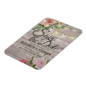 Rustige houtskoraallijnlampjes Weddenschap Opslagd Magneet (Linkerzijde)