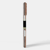 Rustige houtstructuur Aanpasbare naam Case-Mate iPhone Case (Achterkant / Rechts)