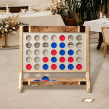 Rustige houttoon vier snelle game