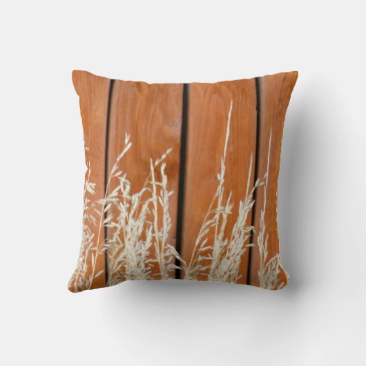 Rustige houtwuwkeepaardkussen kussen (Achterkant)