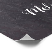 Rustige huisdier bruiloft welkom persoonlijk honde poster (Hoek)