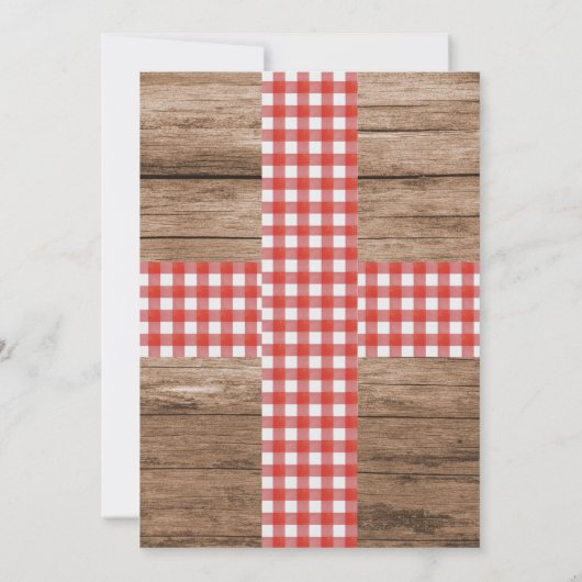 Rustige I Do BBQ Engagement Party-koppels — Shower Kaart (Achterkant)