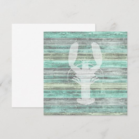 Rustige Kaart voor decor-laster Notitiekaartje (Voorkant / Achterkant)