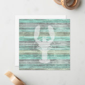 Rustige Kaart voor decor-laster Notitiekaartje (Voorkant / Achterkant in situ)