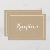 Rustige  Kaart voor het opnemen van het Manuscript (Voorkant / Achterkant)