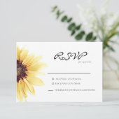 Rustige Kaart voor zonnebloem Spaanse respons (Staand voorkant)