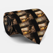 Rustige kajuitbosbergulelk stropdas (Opgerold)