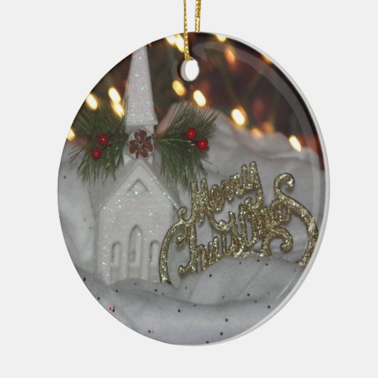 Rustige Kerst - Gepersonaliseerd Ornament (Links)