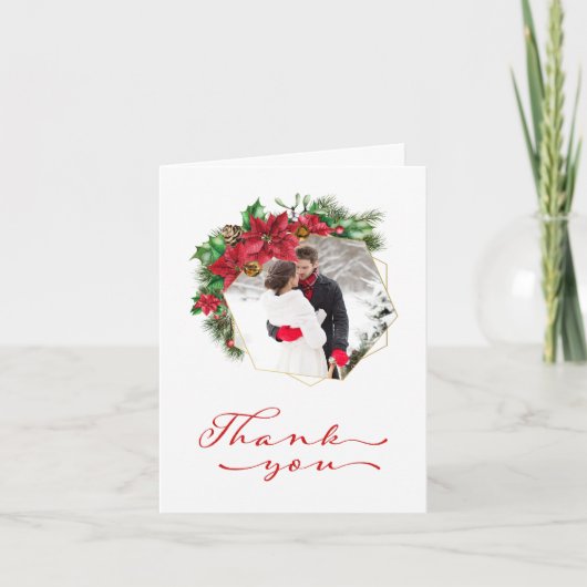 Rustige Kerst Huwelijk Bedankt (Voorkant)