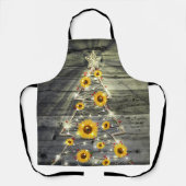Rustige kerstavond schort (Voorkant)