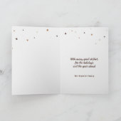 Rustige kerstboom | 5 Foto's Collage Kaart (Binnen)