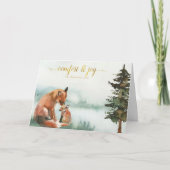 Rustige kerstdagen feestdagen kaart (Voorkant)