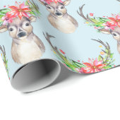 Rustige kerstfeestdag cadeaupapier (Rol Hoek)