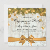 Rustige kerstfeestdag Gold Decor Kaart (Voorkant)