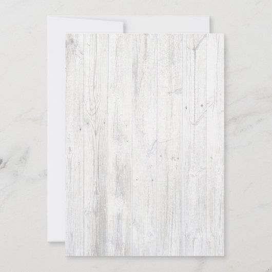 Rustige kerstfeestdag met landschuur kaart (Achterkant)