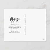 Rustige Kerstframe Foto Vakantie Ansichtkaart Feestdagenkaart (Achterkant)