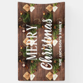 Rustige kerstgebanner spandoek (Verticaal)