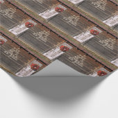 Rustige kerstgraffiti cadeaupapier (Hoek)