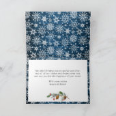 Rustige Kerstmis 5 FOTOS-groet Feestdagen Kaart (Binnen)