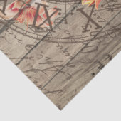 Rustige  klokontage tissuepapier (Detail)