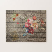 Rustige  klokpuzzel legpuzzel (Horizontaal)