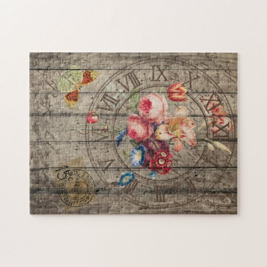 Rustige  klokpuzzel legpuzzel (Horizontaal)