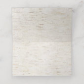 Rustige koperen Geometrische Eucalyptus Birch Wedd (Binnenkant ongevouwen)