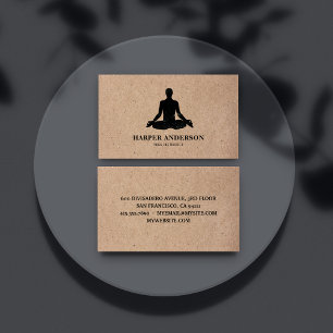 Rustige Kraft Yoga-instructeur Visitekaartje