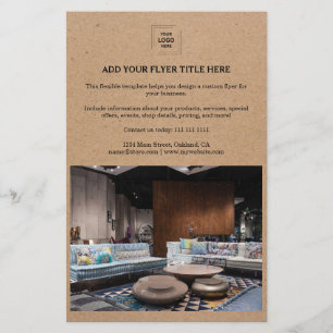 Rustige Kraft Zakelijke Foto Marketing Flyer Ontwe