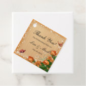 Rustige Labels met houten vlinder (In situ)