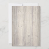 Rustige  Lace Wood Weddenschappen Kaart (Achterkant)