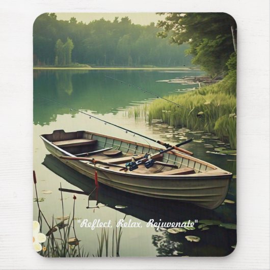 "Rustige Lake Reflections" Muismat (Voorkant)