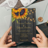 Rustige lampen zonnebloempje voor bruinhout