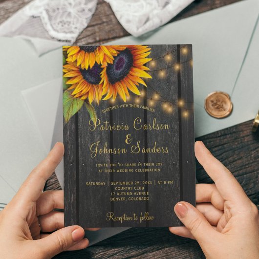 Rustige lampen zonnebloempje voor bruinhout