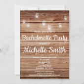 Rustige Land Hanging Lights Bachelorette Party Kaart (Voorkant)