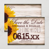 Rustige Land Zonnebloem Sparen de Briefkaarten van (Voorkant / Achterkant)